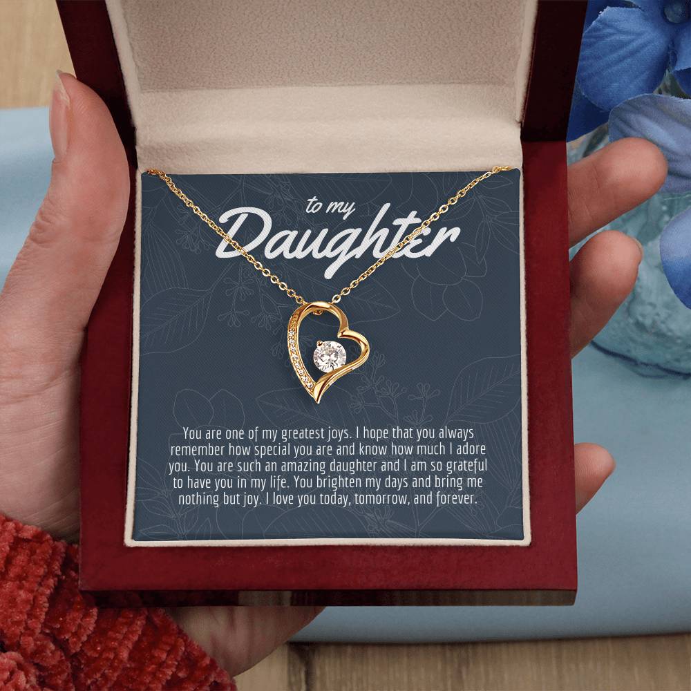 Navy Floral - To My Daughter