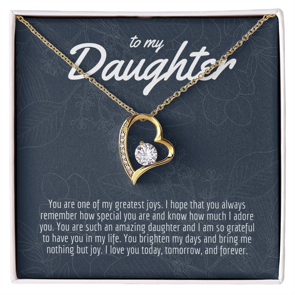 Navy Floral - To My Daughter
