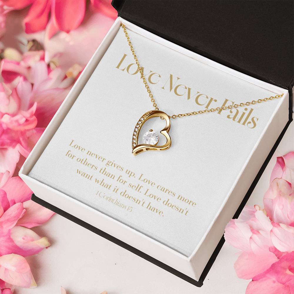 Love Never Fails - Bible Verse - Wedding