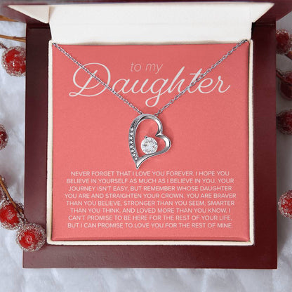 Forget Me Knot Pink - To My Daughter