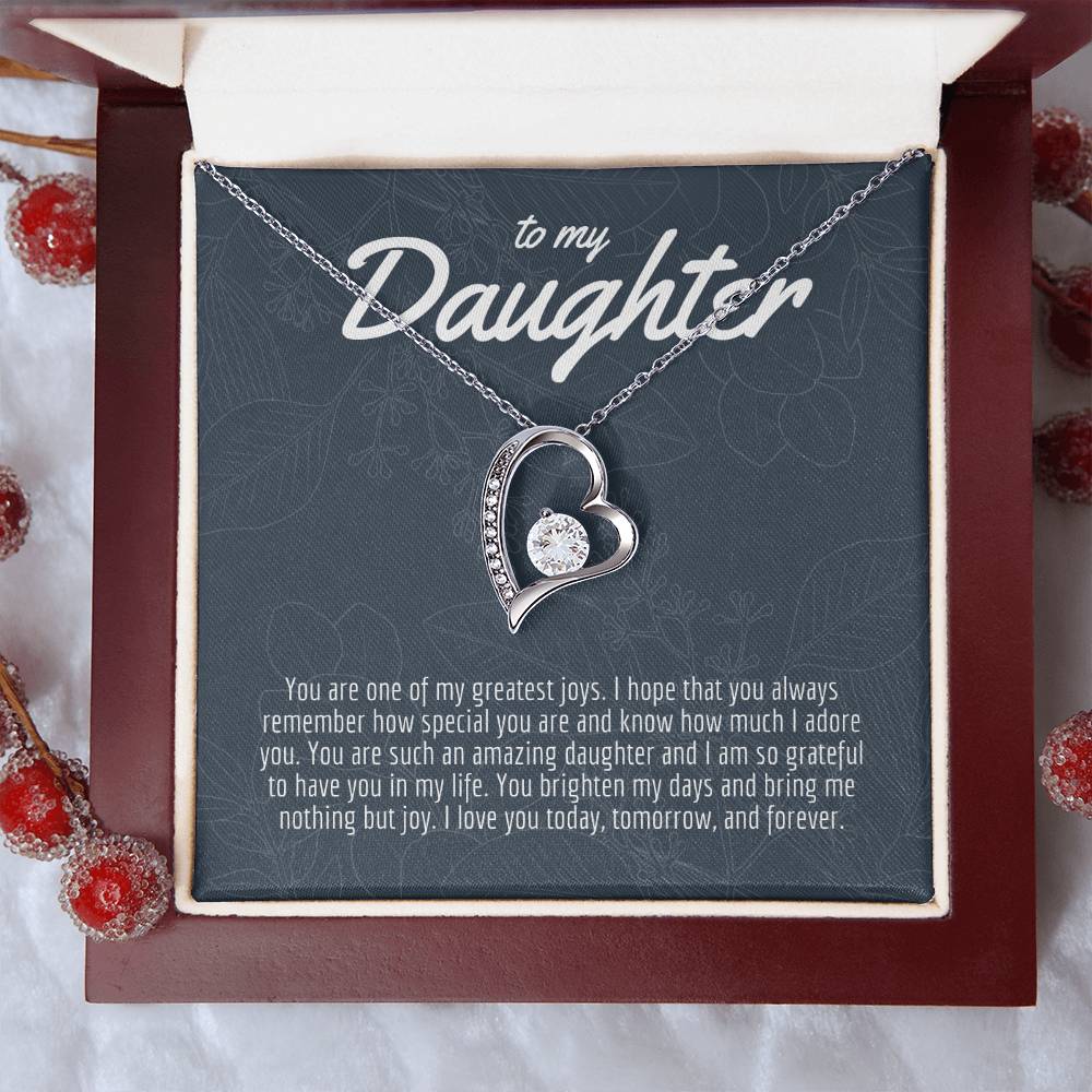 Navy Floral - To My Daughter
