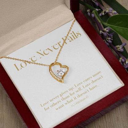 Love Never Fails - Bible Verse - Wedding