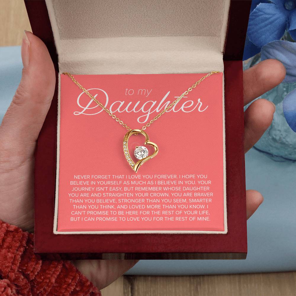 Forget Me Knot Pink - To My Daughter