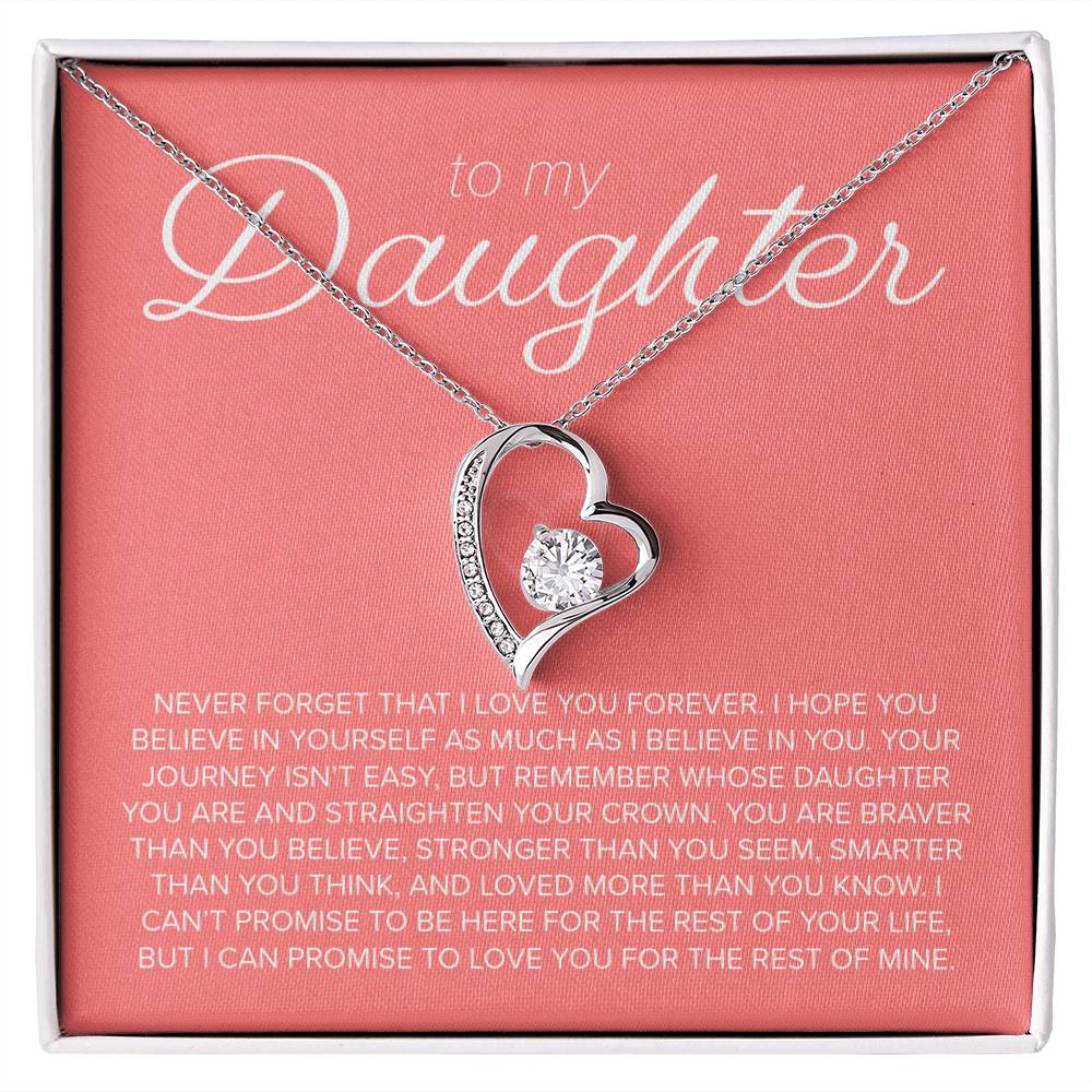 Forget Me Knot Pink - To My Daughter