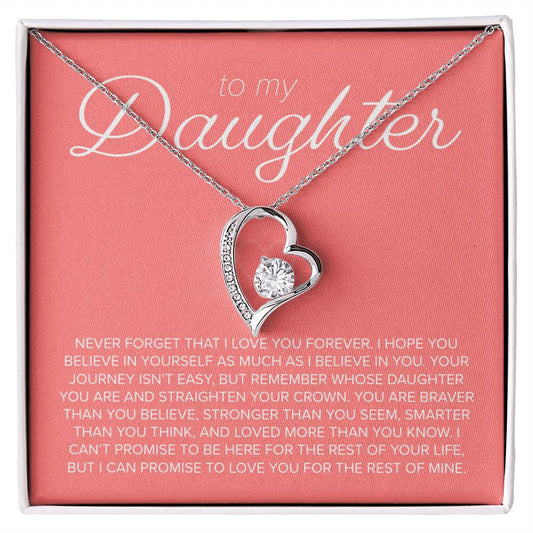 Forget Me Knot Pink - To My Daughter