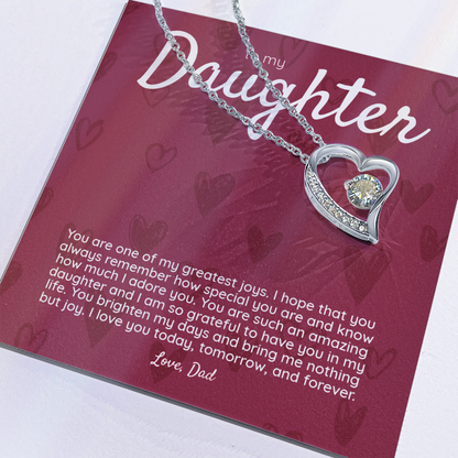 Joyful Hearts - To My Daughter - Love Dad