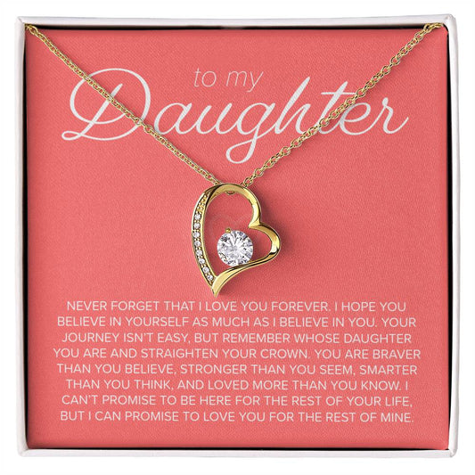 Forget Me Knot Pink - To My Daughter