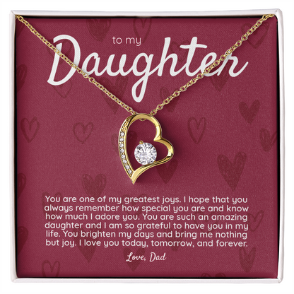 Joyful Hearts - To My Daughter - Love Dad