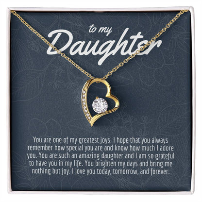 Navy Floral - To My Daughter