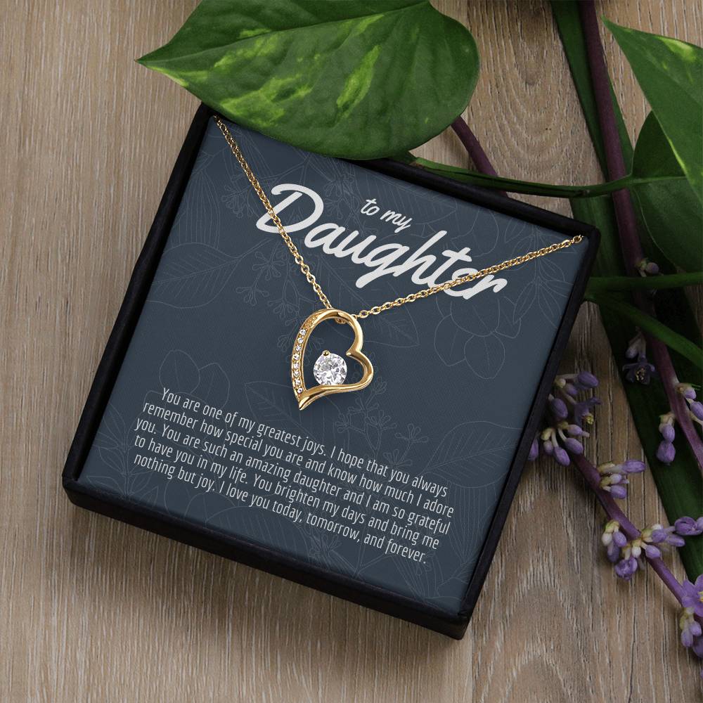Navy Floral - To My Daughter