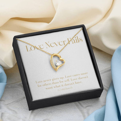 Love Never Fails - Bible Verse - Wedding