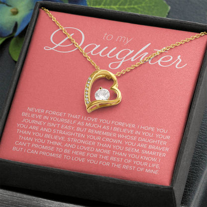 Forget Me Knot Pink - To My Daughter